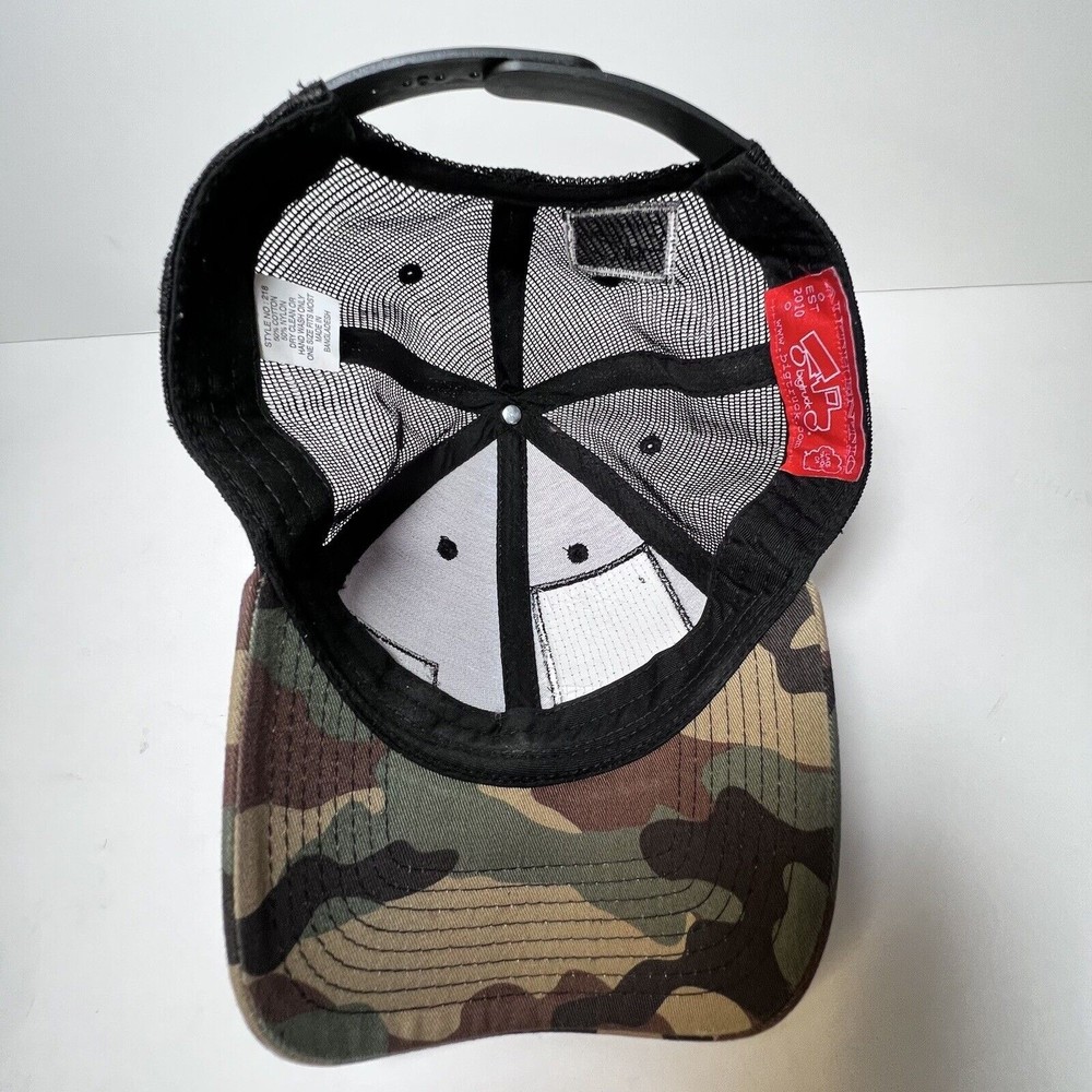 Big Truck Trucker Hat Camouflage One Size Adjustable Snap Back Mesh Cap Unisex - Picture 11 of 16